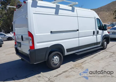 2023 Ram Promaster 2500 High Roof 159" Wb z USA, uszkodzony, nr VIN 3C6LRVDG6PE502379